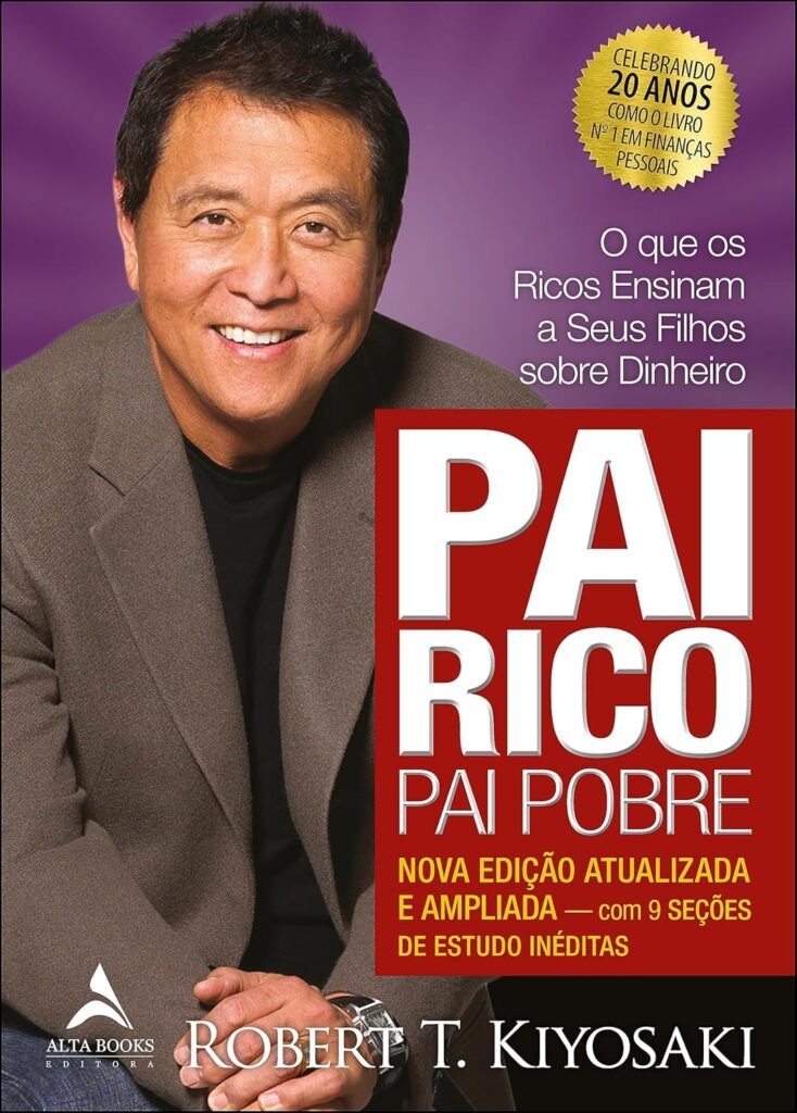 Capa do livro Pai Rico Pai Pobre de Robert Kiyosaki no blog Synergy Invest